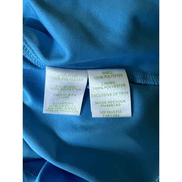 Lily Pulitzer blue wavey knit lace margate dress size Small - Picture 5 of 5